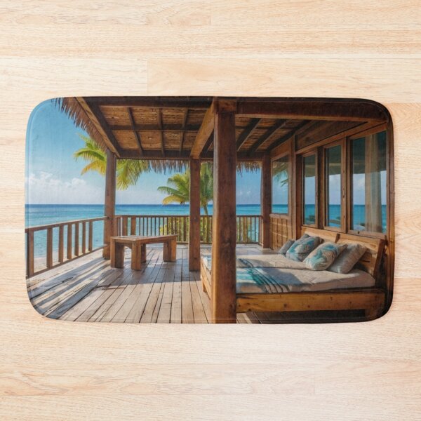 Item preview, Oceanfront Bungalow Serenity designed and sold by BlareBlare.