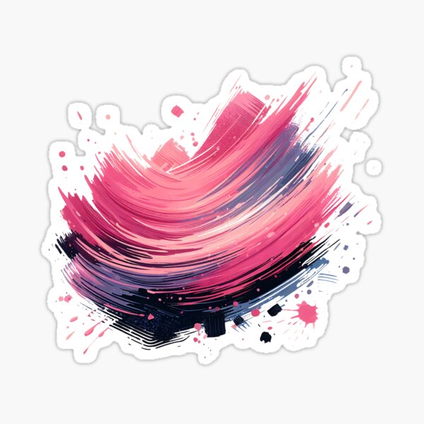 Item preview, Brushstroke pink designed and sold by Kobeko.