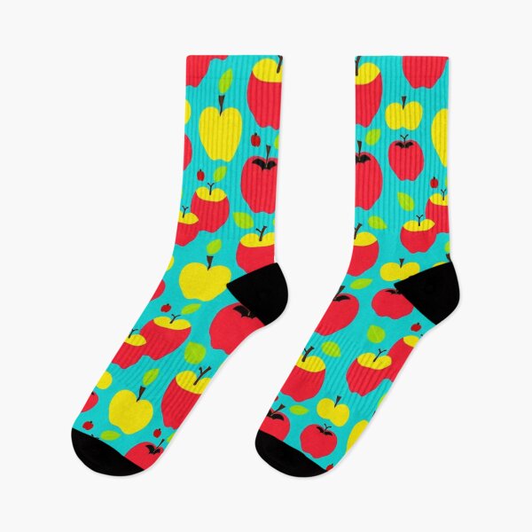 Item preview, apples and banana pattern cartoon effect designed and sold by thegamerhero.