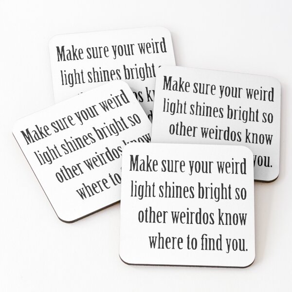 Item preview, Let Your Weird Light Show designed and sold by Angry Swan Designs.