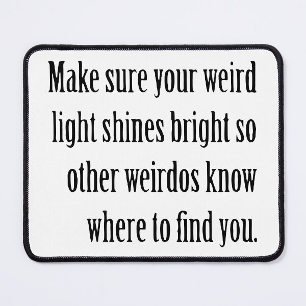 Item preview, Let Your Weird Light Show designed and sold by Angry Swan Designs.
