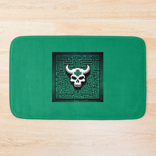 Item preview, Minotaur's Labyrinth: Pixel Art Skull Integration designed and sold by Ronny-Owiso.