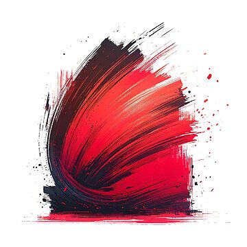 Vorschaubild zum Design Pinselstrich rot von Kobeko