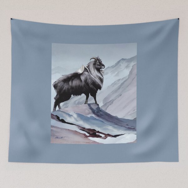 Item preview, High Mountain Tahr designed and sold by Patricia Howitt.