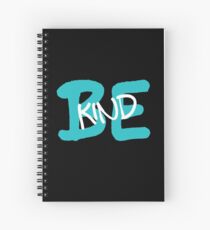 Be Kind Slogan Graffiti / Hip Hop style (Blue) Spiral Notebook