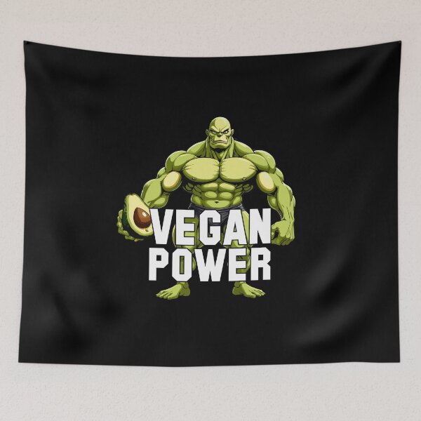Item preview, Vegan Power Avocado Superfood Muscles Gift designed and sold by Pineapple-Tree.