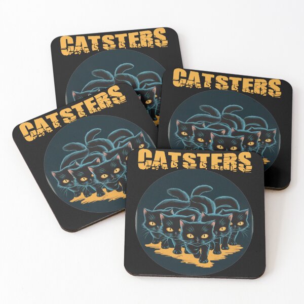 Item preview, Suspicious Cats | Catsters  designed and sold by TheInkyOwl-TIO.