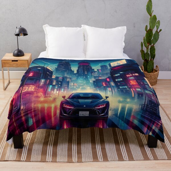 Item preview, Futuristic Tokyo with Modern Car designed and sold by h00ch2003.
