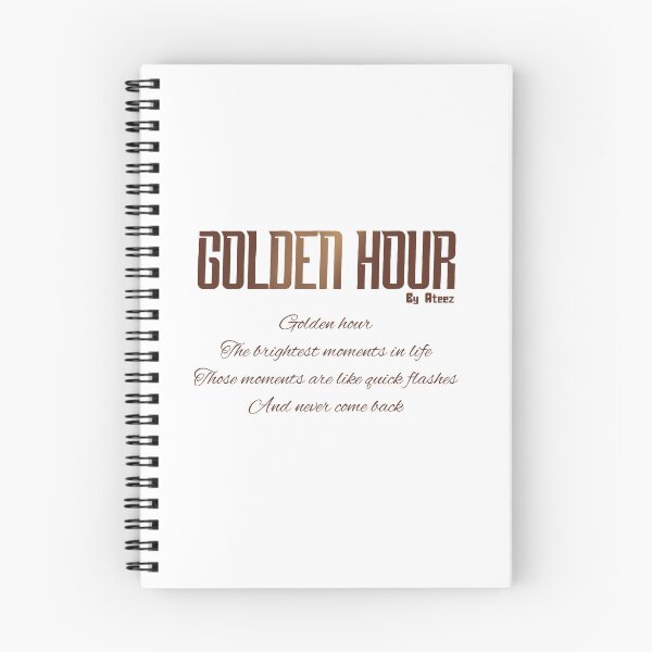 Item preview, Golden Hour Quote by Ateez designed and sold by ArtRaftPro.
