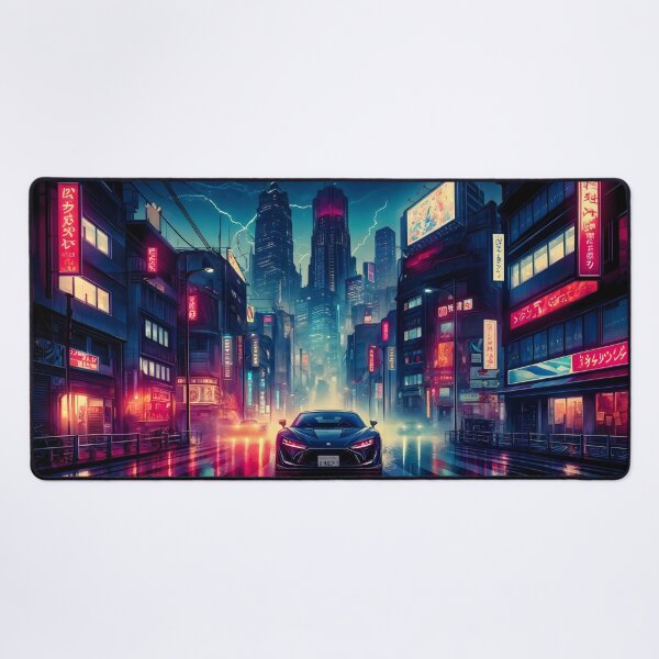 Item preview, Futuristic Tokyo with Modern Car designed and sold by h00ch2003.