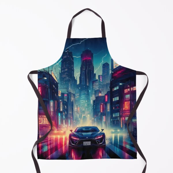 Item preview, Futuristic Tokyo with Modern Car designed and sold by h00ch2003.