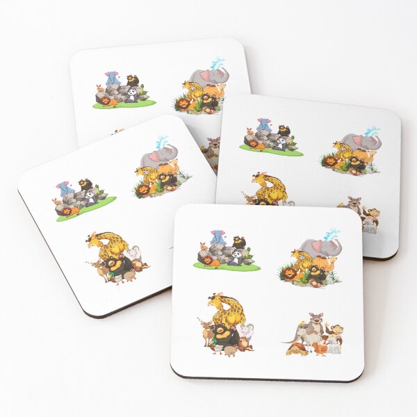 Item preview, cute animals to bring you happiness and luck designed and sold by huape.