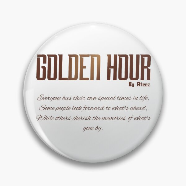 Item preview, Golden Hour Quote by Ateez designed and sold by ArtRaftPro.