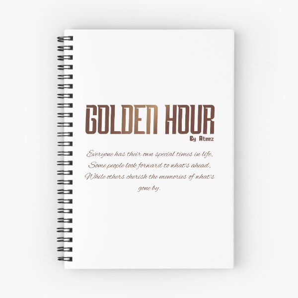 Item preview, Golden Hour Quote by Ateez designed and sold by ArtRaftPro.