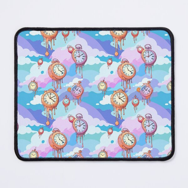 Item preview, Dreamscape Delight: Melting Clocks and Whimsical Elements in Pastel Hues designed and sold by ByKaleido.