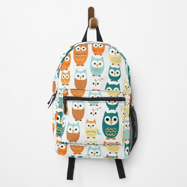 Item preview, cartoon-style pattern featuring a owl on a moon designed and sold by thegamerhero.