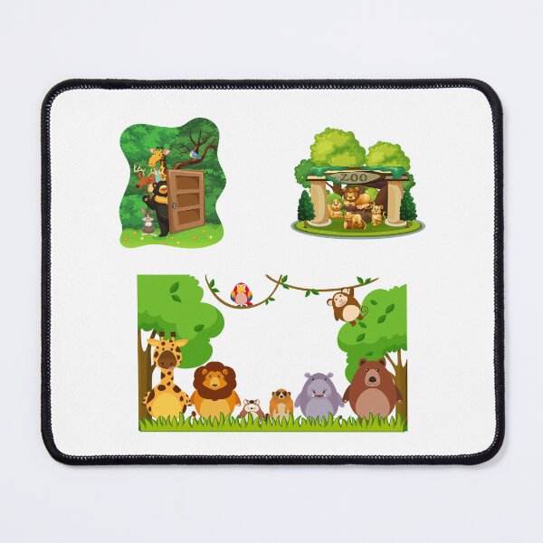 Item preview, wild animals living in the zoo designed and sold by huape.