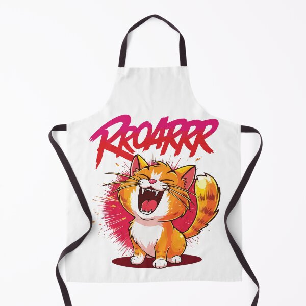 Item preview, Roaring Cartoon Cute Red Cat. designed and sold by twisted-dot.