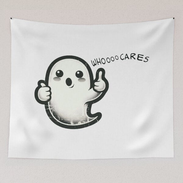 Item preview, Whooo Care's Ghost designed and sold by piscininha.