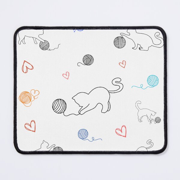 Item preview, Cat playing with yarn designed and sold by kasune-shop.