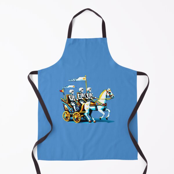 Item preview, Apollo's Chariot: Pixel Art Skeletons in Motion designed and sold by Ronny-Owiso.