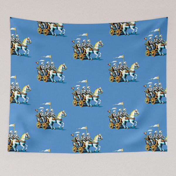 Item preview, Apollo's Chariot: Pixel Art Skeletons in Motion designed and sold by Ronny-Owiso.