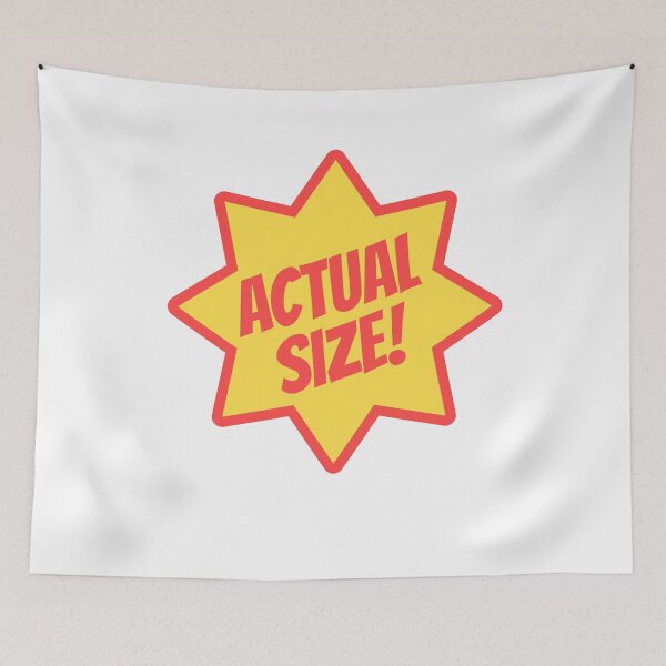 Item preview, Actual Size! Funny Orange And Red designed and sold by PMCreative.