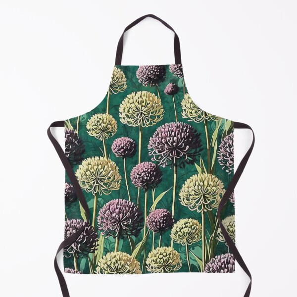 Item preview, Allium In Bloom Flower Background Retro Abstract Art 4 designed and sold by taiche.