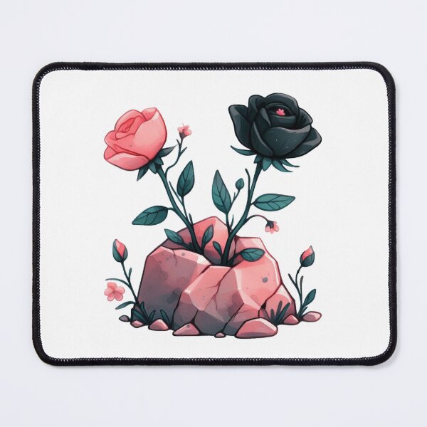 Item preview, Rose Pink Black growing from Pink Rock designed and sold by Nanthanon.