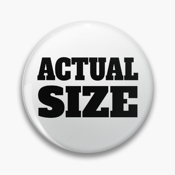 Item preview, Actual Size Black And White designed and sold by PMCreative.