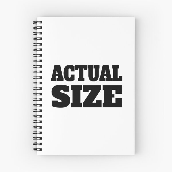 Item preview, Actual Size Black And White designed and sold by PMCreative.