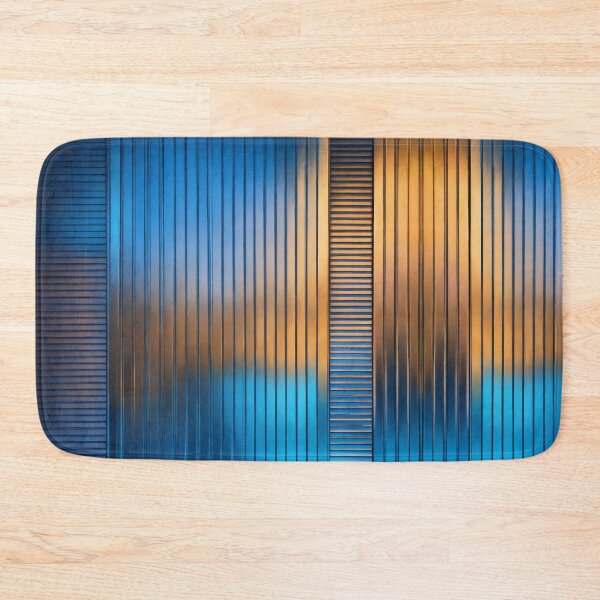 Item preview, Abstract background in Blue and Golden colors designed and sold by Julia Rudens.