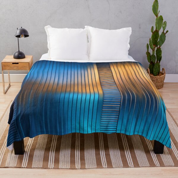Item preview, Abstract background in Blue and Golden colors designed and sold by Julia Rudens.