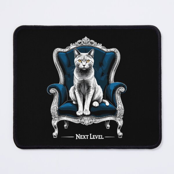 Item preview, BKH British Shorthair Blue Cat King Chair Gift designed and sold by Pineapple-Tree.