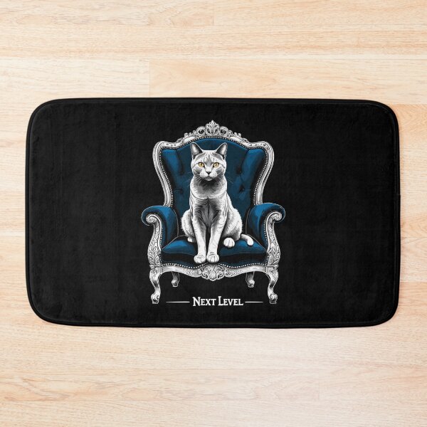 Item preview, BKH British Shorthair Blue Cat King Chair Gift designed and sold by Pineapple-Tree.