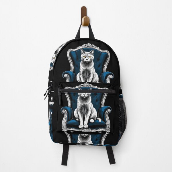 Item preview, BKH British Shorthair Blue Cat King Chair Gift designed and sold by Pineapple-Tree.