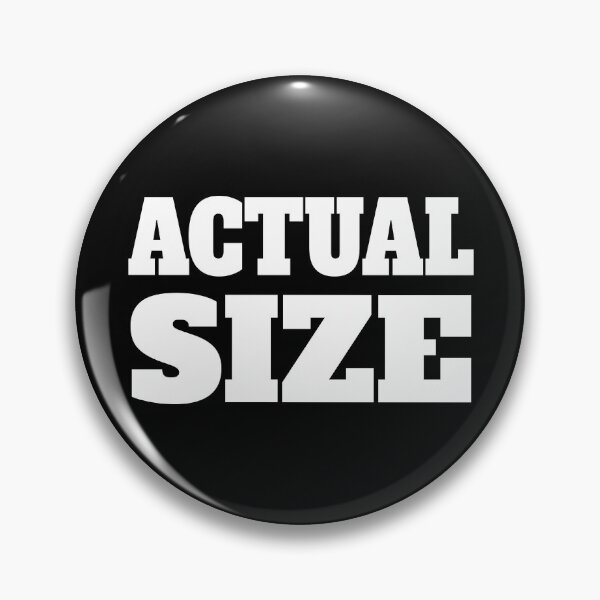 Item preview, Actual Size White And Black designed and sold by PMCreative.