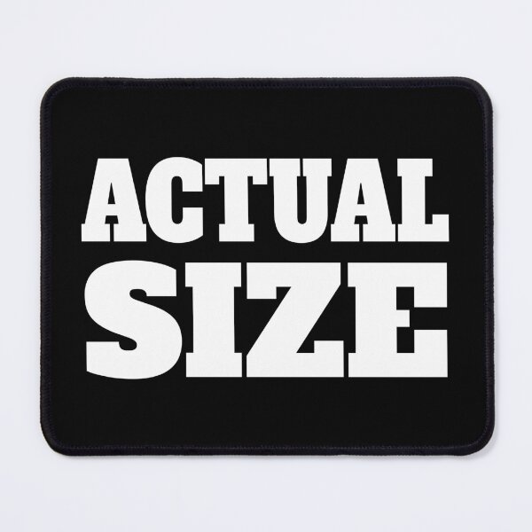 Item preview, Actual Size White And Black designed and sold by PMCreative.