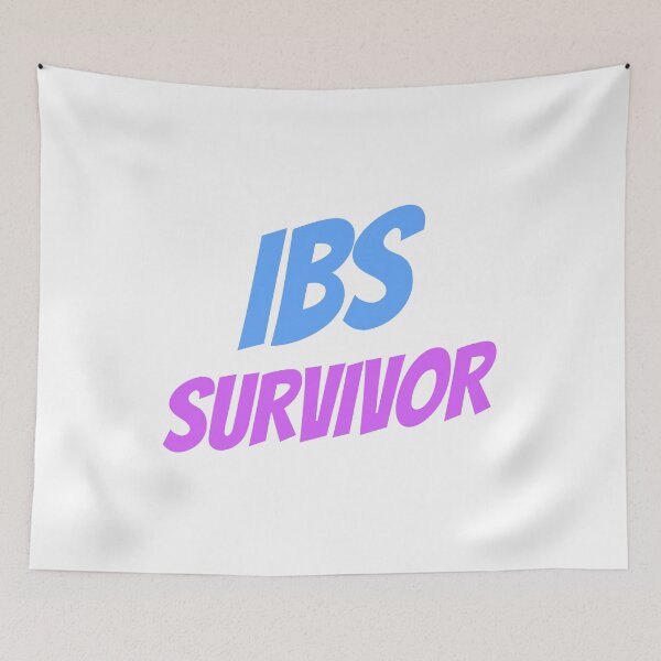 Item preview, IBS Survivor Blue And Purple designed and sold by PMCreative.
