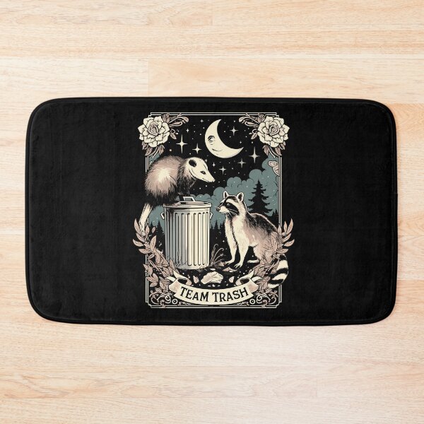 Item preview, Team Trash Tarot Card Opossum Witchcraft Goth Possum Racoon designed and sold by Dressed For  Duty.