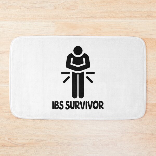 Item preview, IBS Survivor! Funny Black And White designed and sold by PMCreative.