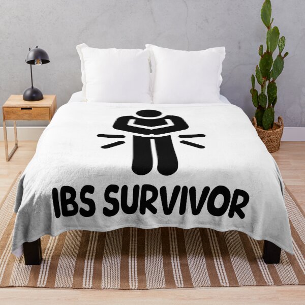 Item preview, IBS Survivor! Funny Black And White designed and sold by PMCreative.