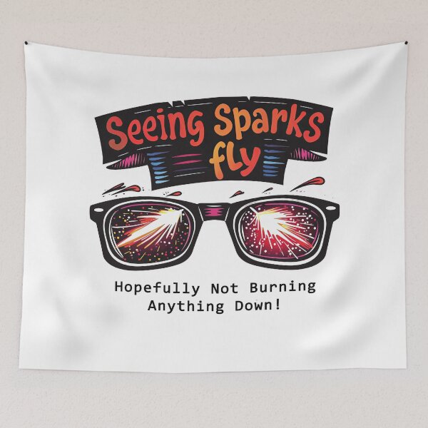Item preview, Seeing Sparks Fly in Sunglasses designed and sold by kjon88.