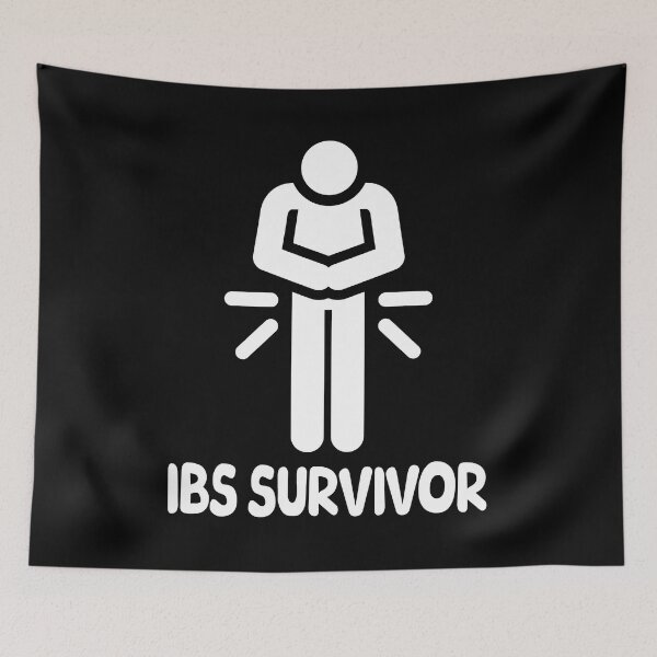 Item preview, IBS Survivor! Funny White And Black designed and sold by PMCreative.