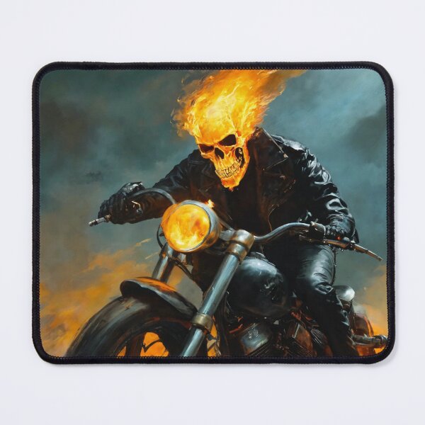 Item preview, ghost rider, mascot, drawing, art designed and sold by DonnaBlankaArt.