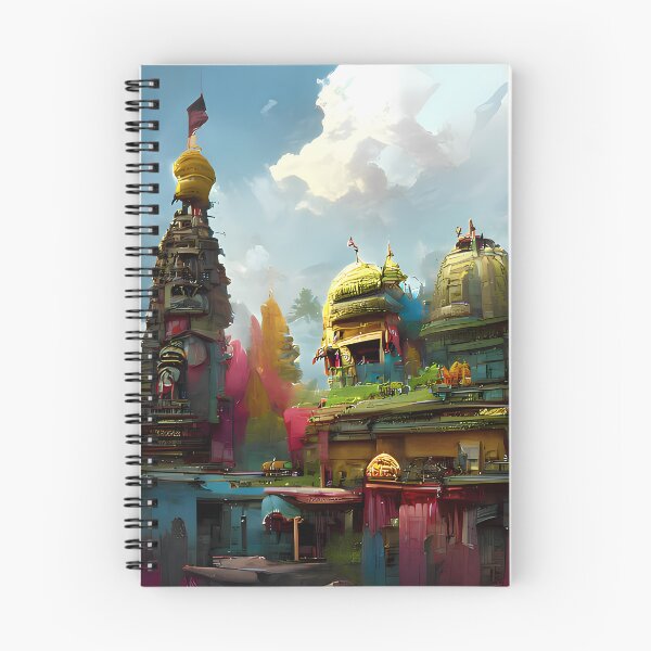 Item preview, Fantasy Hindu Temple Collection #65 by GizbarArts made with a.i. designed and sold by Ganzabara.