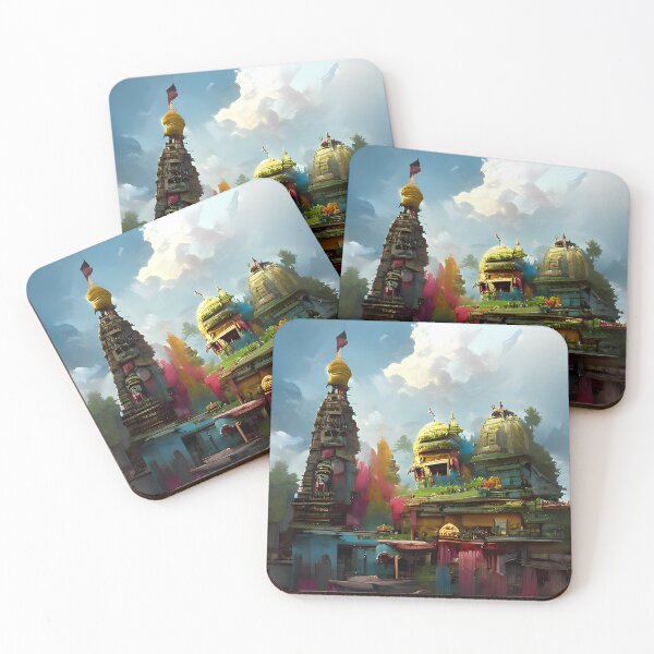 Item preview, Fantasy Hindu Temple Collection #65 by GizbarArts made with a.i. designed and sold by Ganzabara.