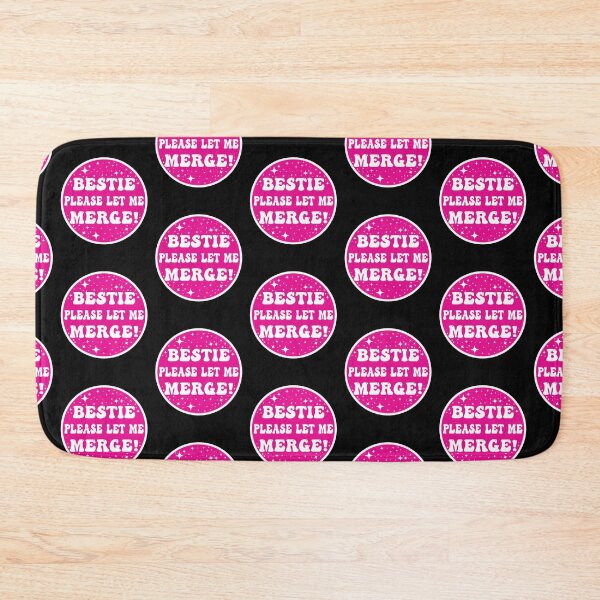 Item preview, Bestie Please Let Me Merge Funny Meme Bumper designed and sold by belladesign7.