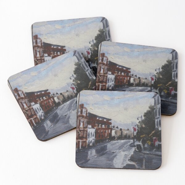 Item preview, Rainy street designed and sold by Richmondie.