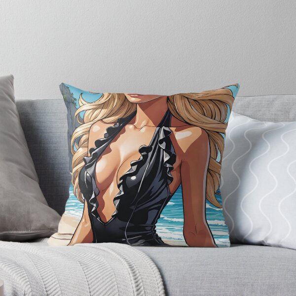 Item preview, Summer blond woman in swimming suit designed and sold by MarisoArt.